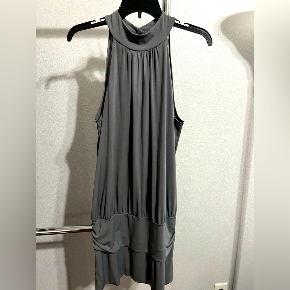 Grey sleeveless dress